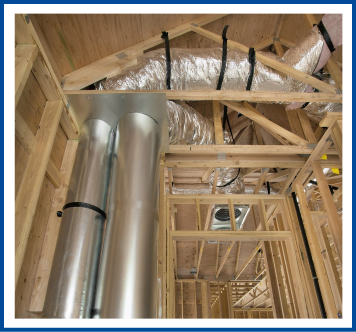 duct work on new construction