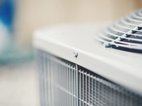 Close up of an air conditioner